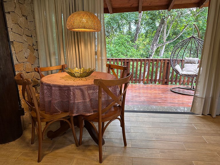 Cabana Rustico, Luxo & SPA : Sauna de Vidro