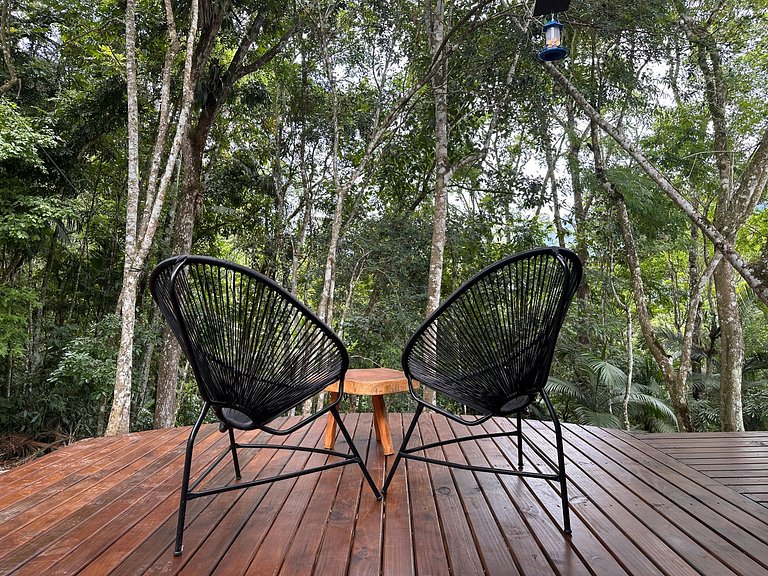 Cabana Rustico, Luxo & SPA : Sauna de Vidro