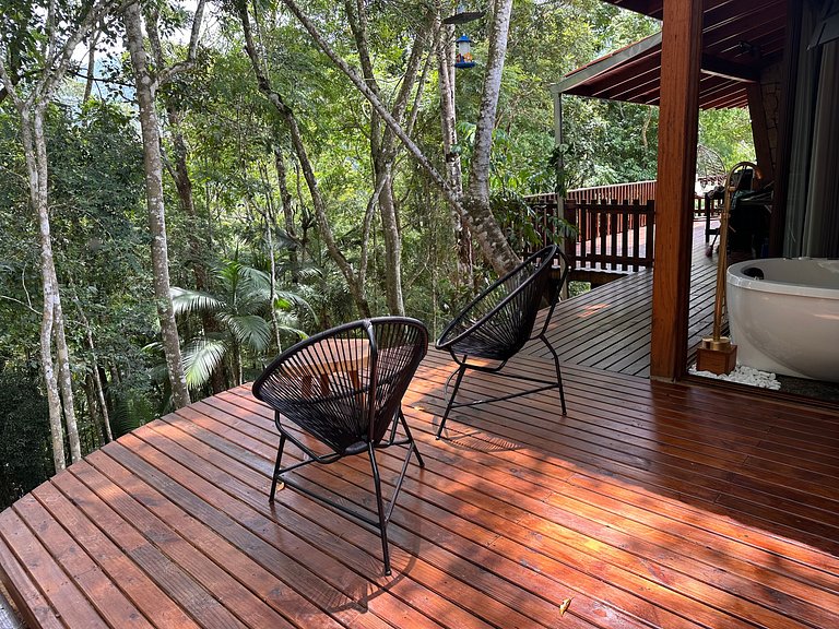 Cabana Rustico, Luxo & SPA : Sauna de Vidro