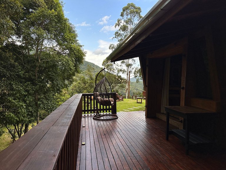 Cabana Rustico, Luxo & SPA : Sauna de Vidro