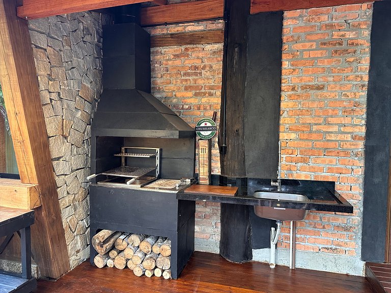 Cabana Rustico, Luxo & SPA : Sauna de Vidro