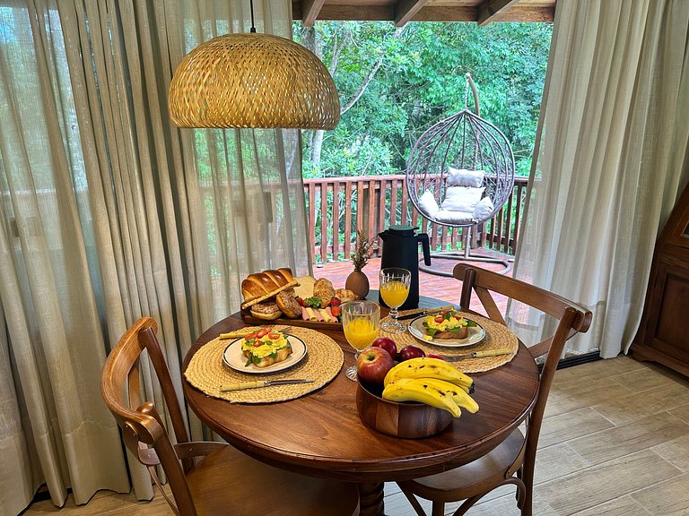 Cabana Rustico, Luxo & SPA : Sauna de Vidro