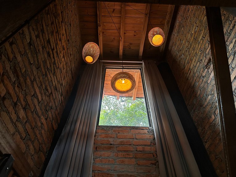 Cabana Rustico, Luxo & SPA : Sauna de Vidro