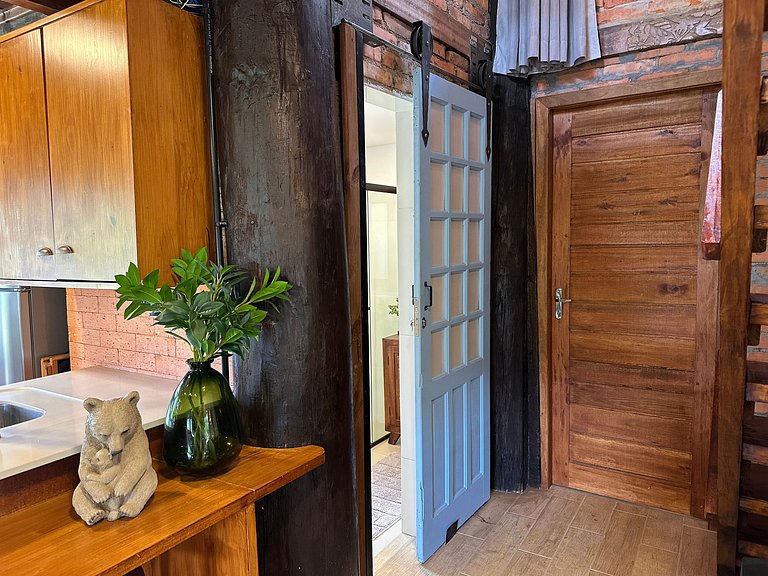 Cabana Rustico, Luxo & SPA : Sauna de Vidro