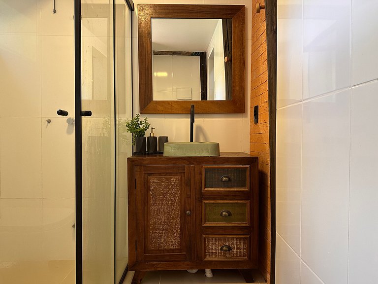 Cabana Rustico, Luxo & SPA : Sauna de Vidro