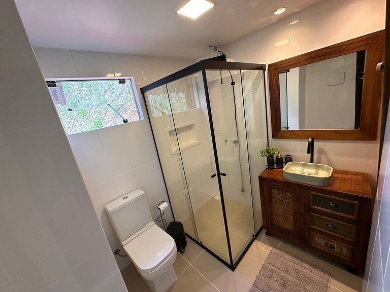 Cabana Rustico, Luxo & SPA : Sauna de Vidro