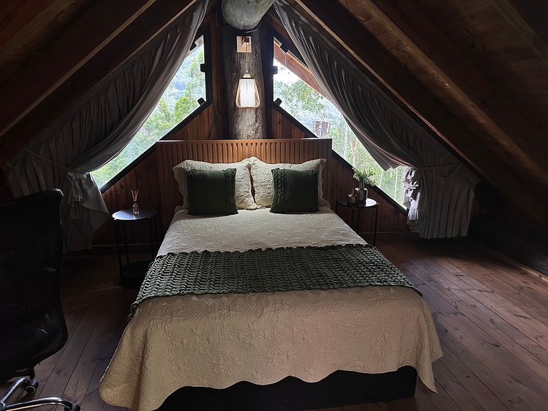 Cabana Rustico, Luxo & SPA : Sauna de Vidro