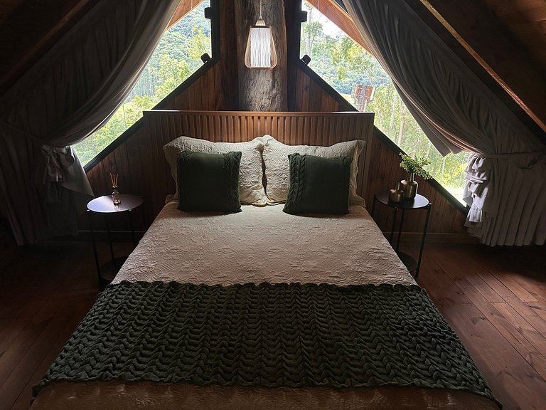 Cabana Rustico, Luxo & SPA : Sauna de Vidro