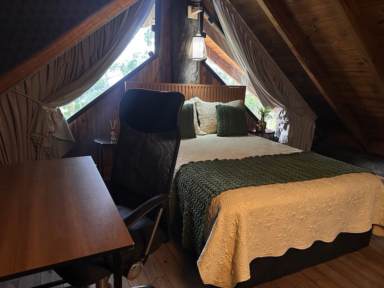 Cabana Rustico, Luxo & SPA : Sauna de Vidro