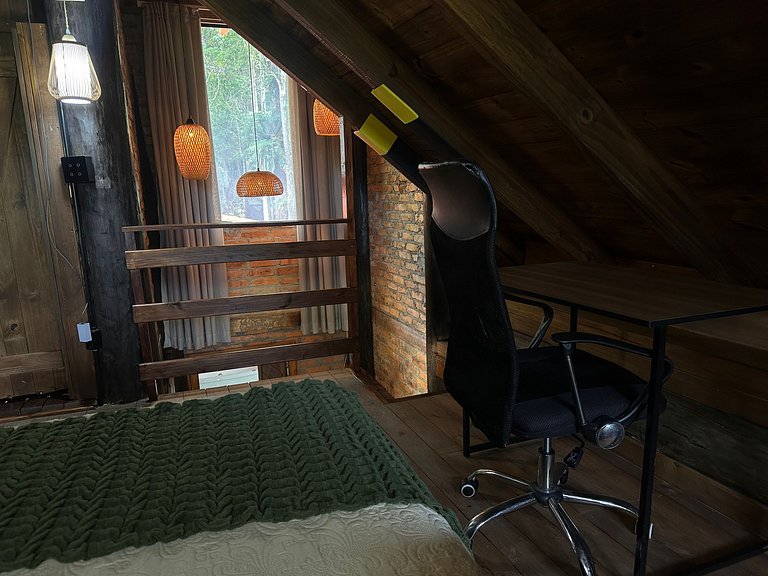 Cabana Rustico, Luxo & SPA : Sauna de Vidro