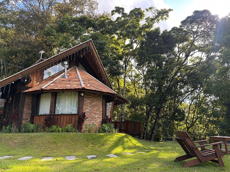 Cabana Rustico, Luxo & SPA : Sauna de Vidro