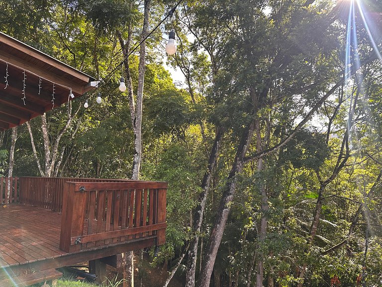 Cabana Rustico, Luxo & SPA : Sauna de Vidro