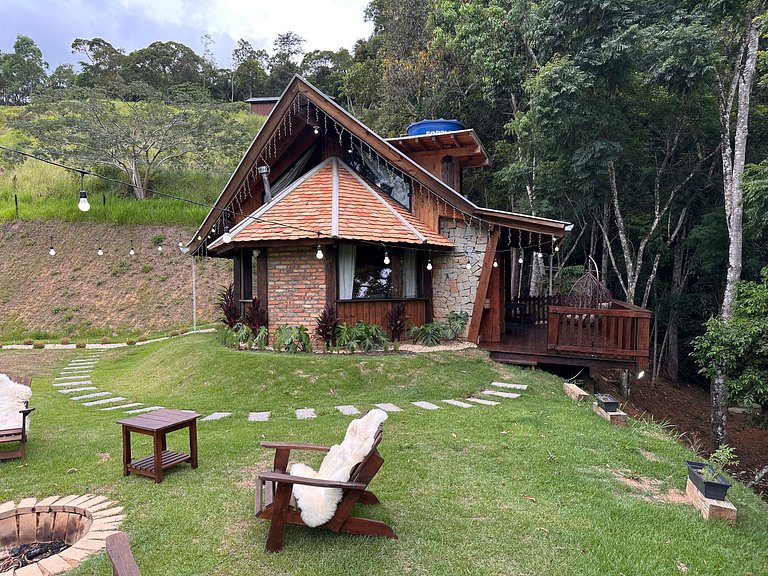 Cabana Rustico, Luxo & SPA : Sauna de Vidro