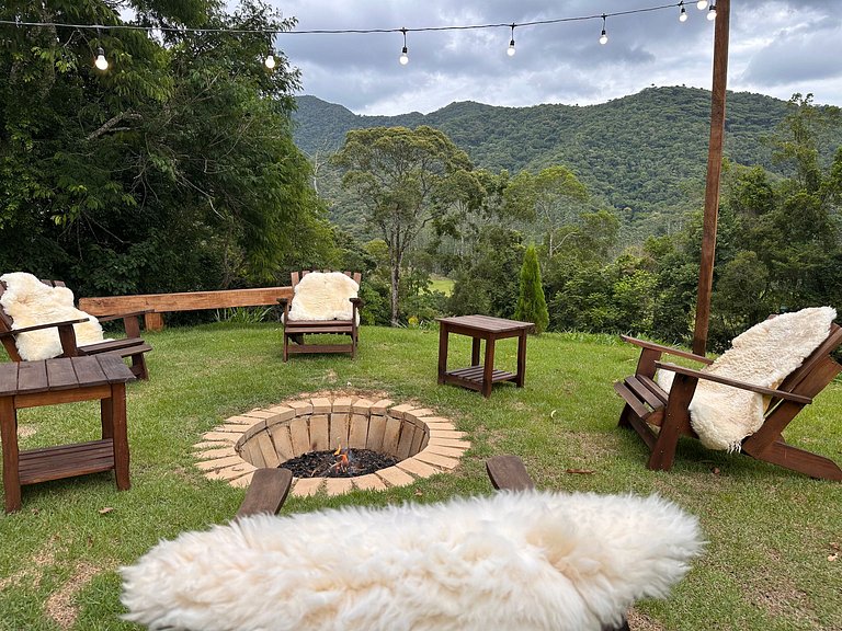 Cabana Rustico, Luxo & SPA : Sauna de Vidro