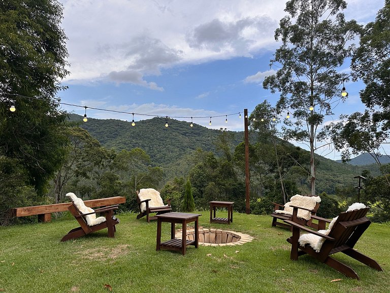 Cabana Rustico, Luxo & SPA : Sauna de Vidro