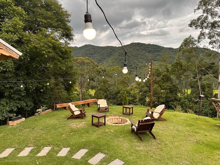 Cabana Rustico, Luxo & SPA : Sauna de Vidro