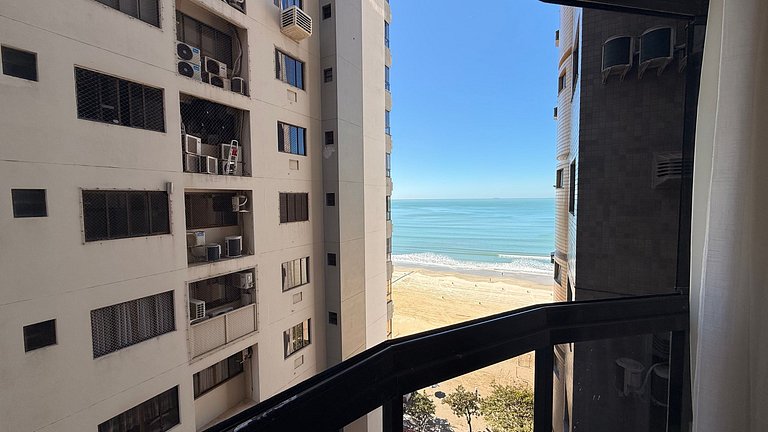 RK01- APTO 3 Quartos pé na areia com vista mar!