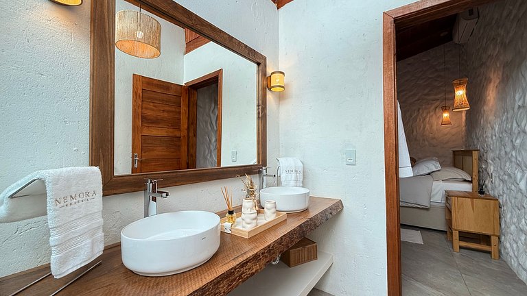 Cabana com sauna vidro e SPA | Nemora Reserva