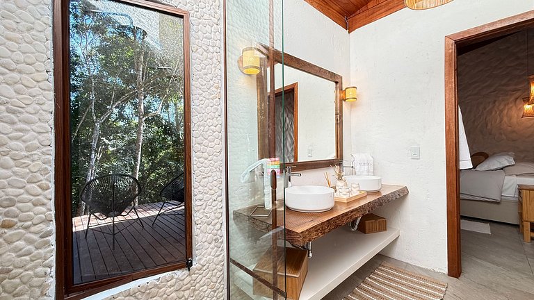 Cabana com sauna vidro e SPA | Nemora Reserva