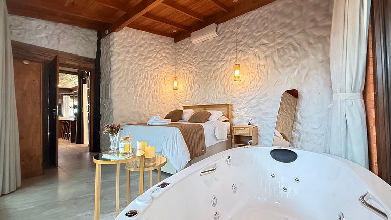 Cabana com sauna vidro e SPA | Nemora Reserva
