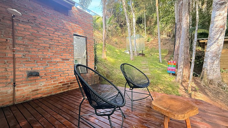 Cabana com sauna vidro e SPA | Nemora Reserva