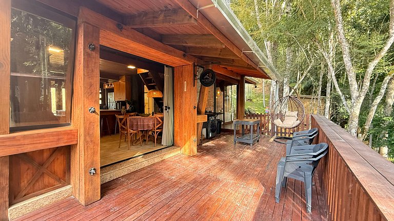 Cabana com sauna vidro e SPA | Nemora Reserva