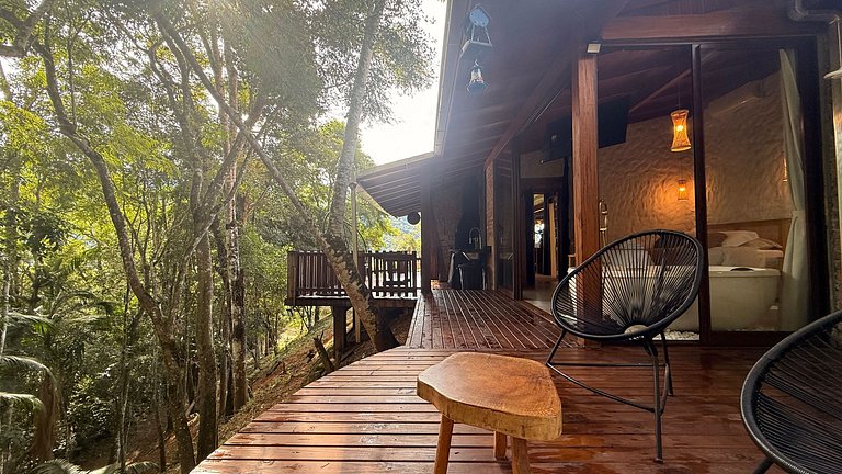 Cabana com sauna vidro e SPA | Nemora Reserva