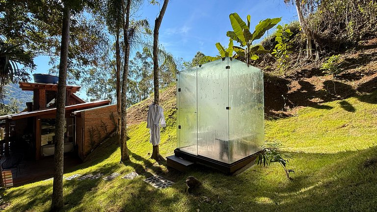 Cabana com sauna vidro e SPA | Nemora Reserva