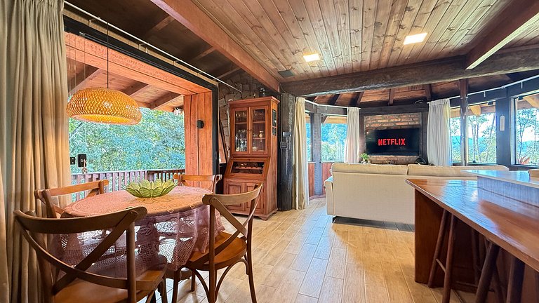 Cabana com sauna vidro e SPA | Nemora Reserva