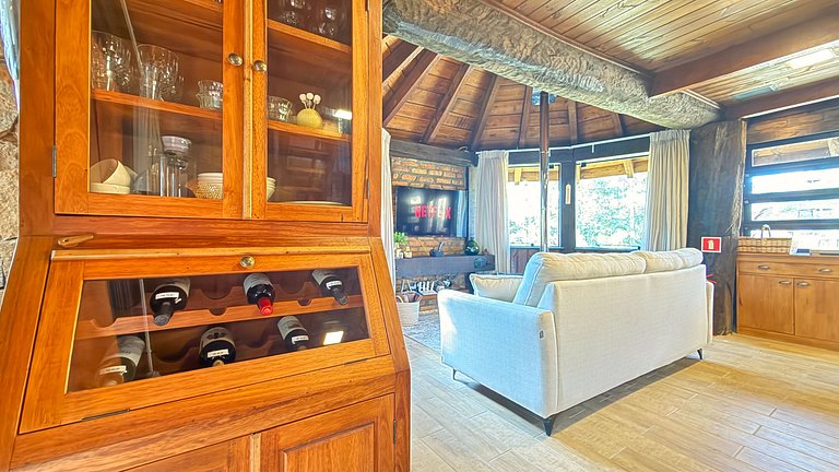 Cabana com sauna vidro e SPA | Nemora Reserva