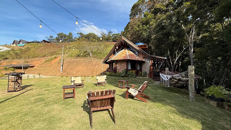 Cabana com sauna vidro e SPA | Nemora Reserva