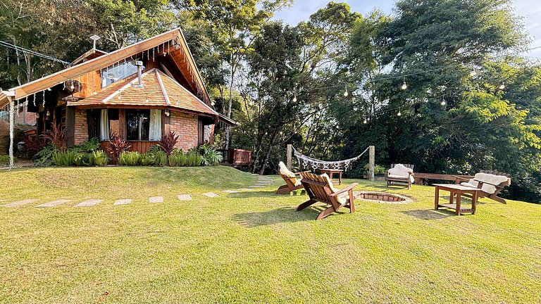 Cabana com sauna vidro e SPA | Nemora Reserva