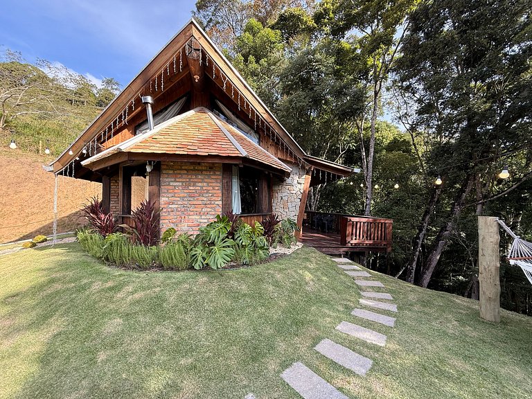 Cabana com sauna vidro e SPA | Nemora Reserva